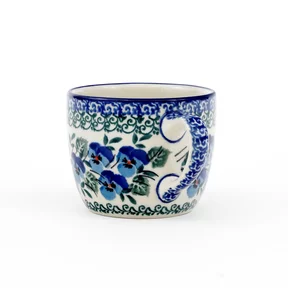 Kubek ceramiczny C91 0,17l <br> 2273X Kobaltowe bratki